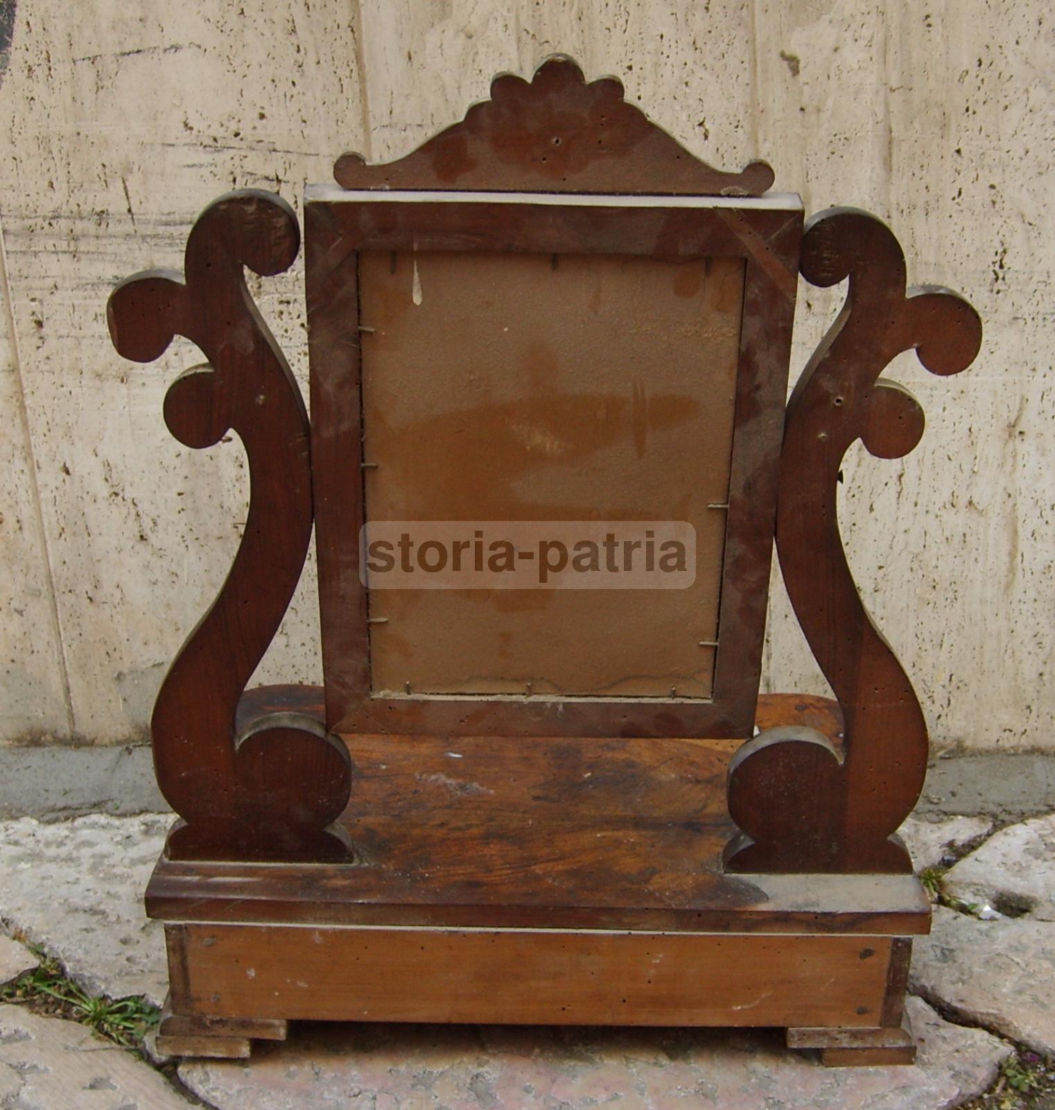 Graziosa Antica Specchierina, Elegante, Decorativa, Utile Soprammobile, d'Epoca, 800 immagine 20