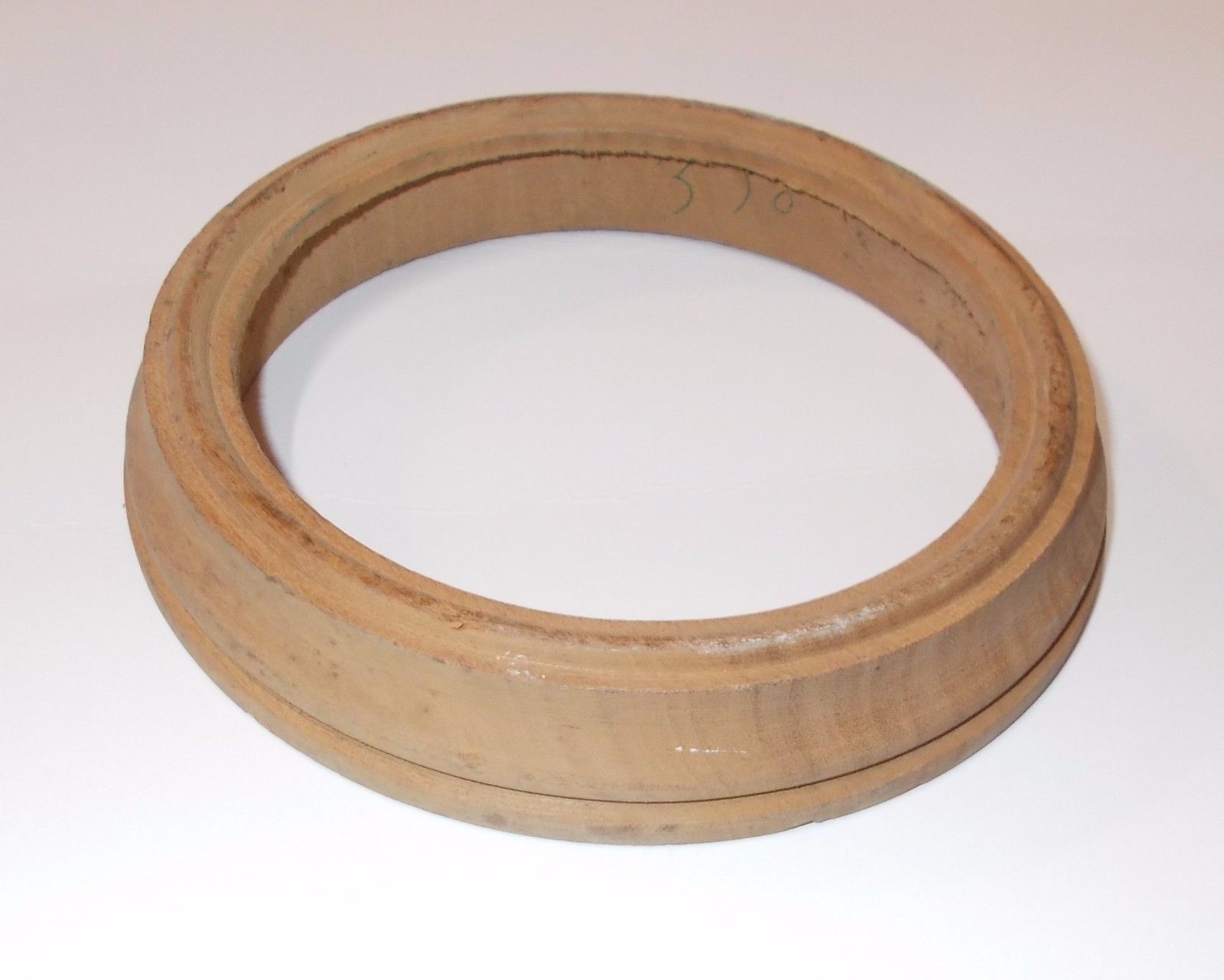 Graziosa Cornice In Legno, Rotonda, Piccole Dimensioni, Utile Per Miniature, 14 Cm immagine 1