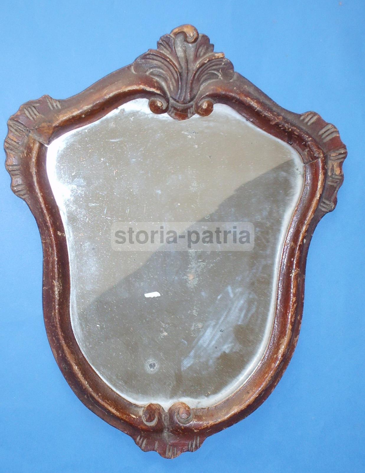 Graziosa Piccola Specchiera In Stile, Ovunque Collocabile, Decorativa, Utilissima immagine 1