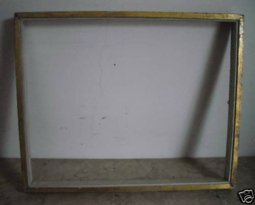 Interessante Inusuale Cornice Dorata, Decorativa, d'Epoca immagine 1