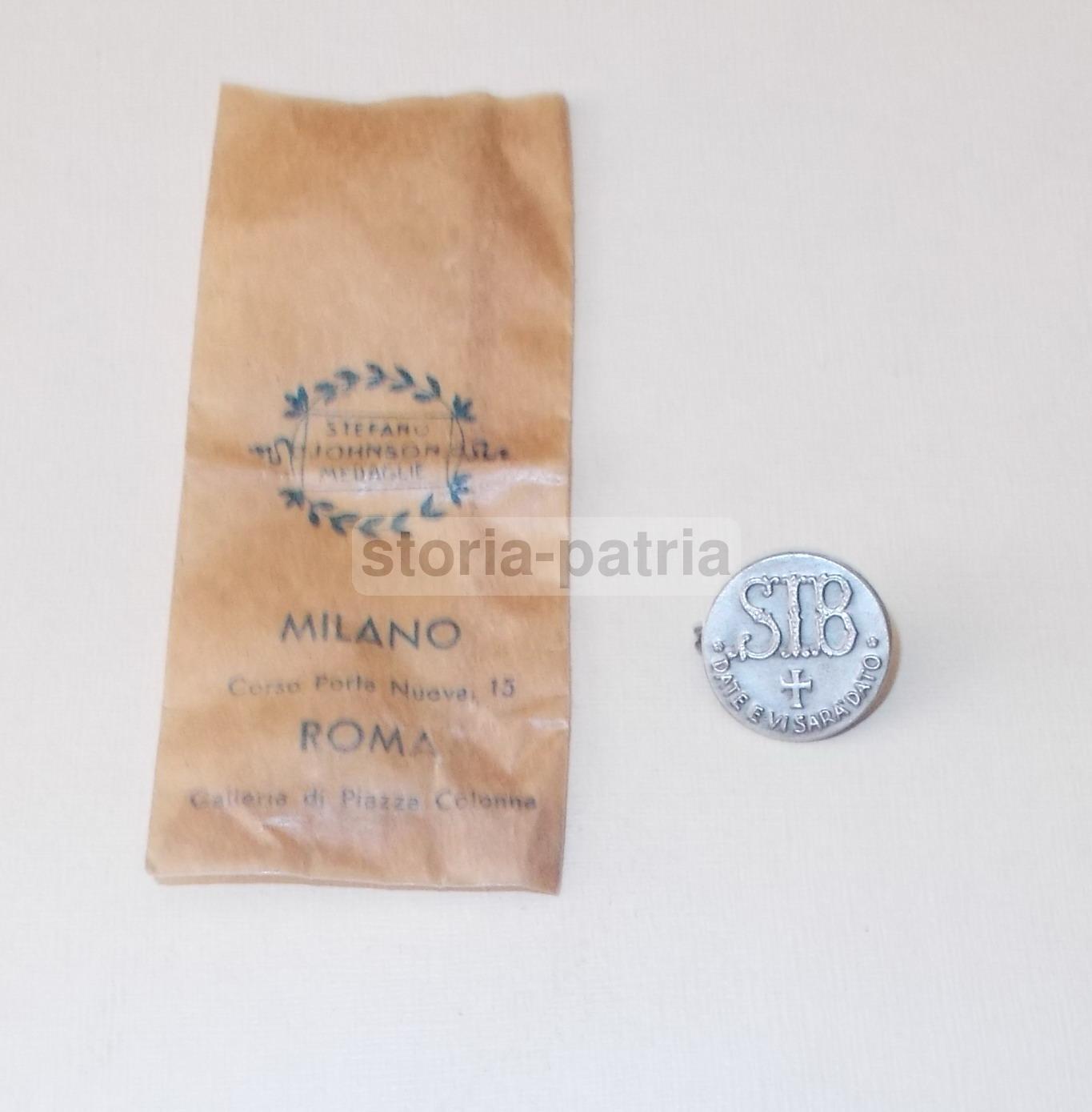 Inusuale Distintivo Da Collezione, Date E Vi Sara Dato, Produzione Johnson, Busta immagine 2