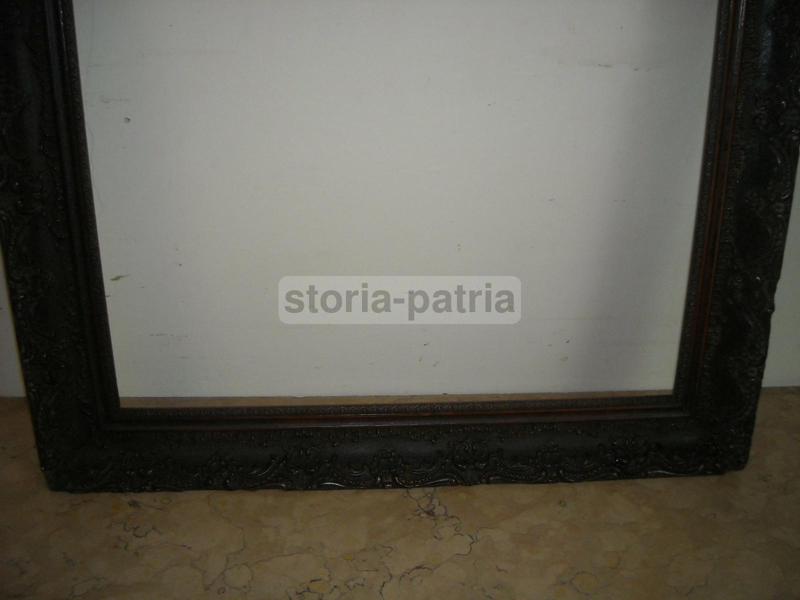Magnifica Grande Cornice, Decori In Rilievo, Antica, Per Dipinti Stampe Specchiera immagine 3