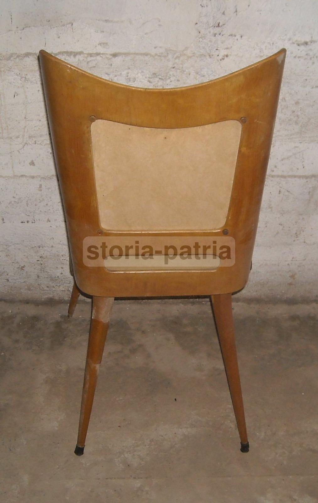 Modernariato, Design, Arredamento Meta 900, Bella Sedia d'Epoca, Decorativa immagine 10