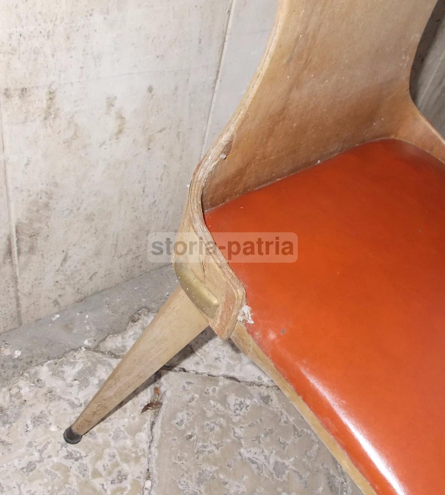 Modernariato, Design, Arredo Vintage, Bella Sedia d'Epoca, Decorativo Modellato immagine 20