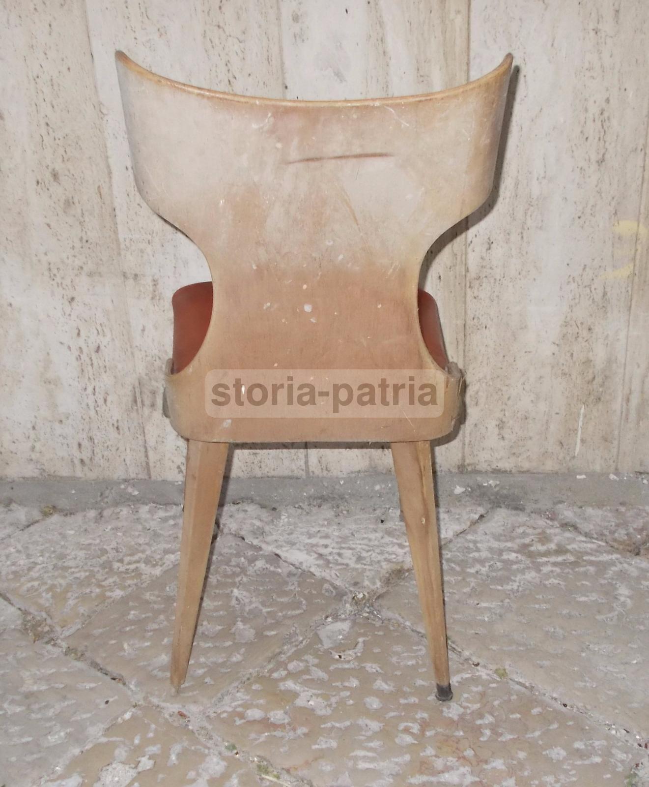 Modernariato, Design, Arredo Vintage, Bella Sedia d'Epoca, Decorativo Modellato immagine 24