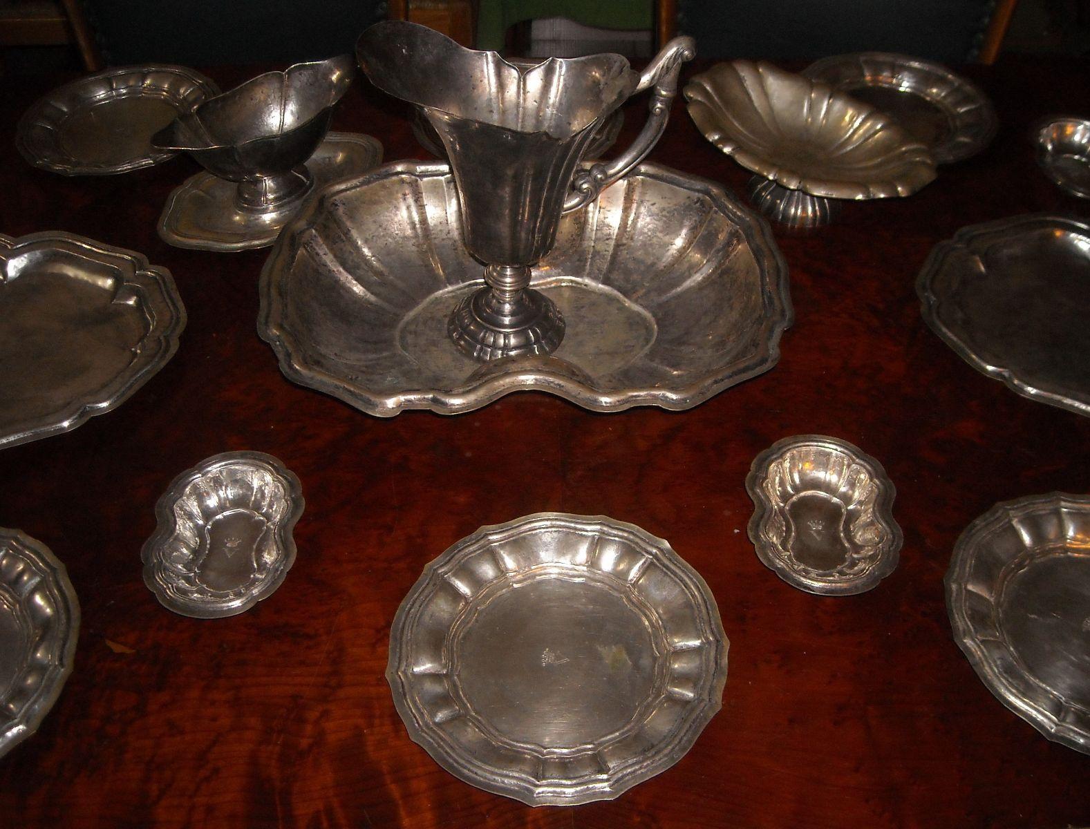 Nobilta, Napoli, Puglia, Argenteria Di Famiglia, Stemma Araldico, Decorativo Piatto immagine 1