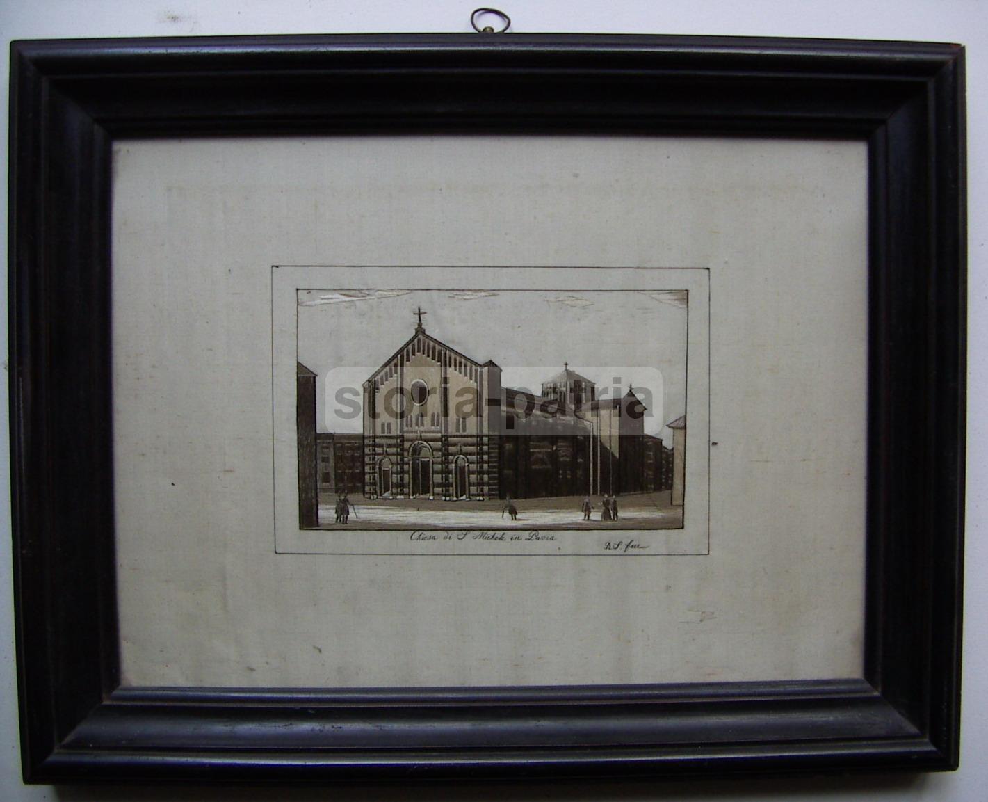 Pavia, Chiesa Di San Michele, Artistica Opera Darte, Tessuto, Inusuale Raro Ricamo immagine 1