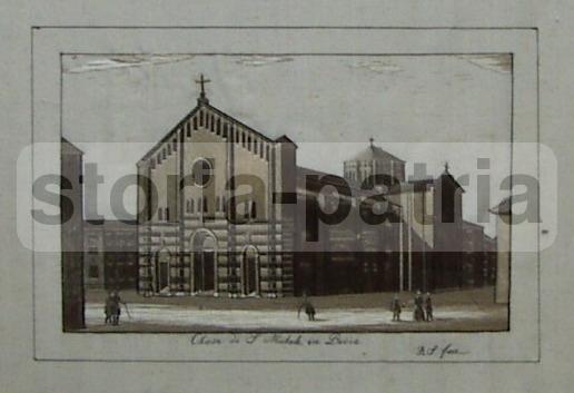 Pavia, Chiesa Di San Michele, Artistica Opera Darte, Tessuto, Inusuale Raro Ricamo immagine 2