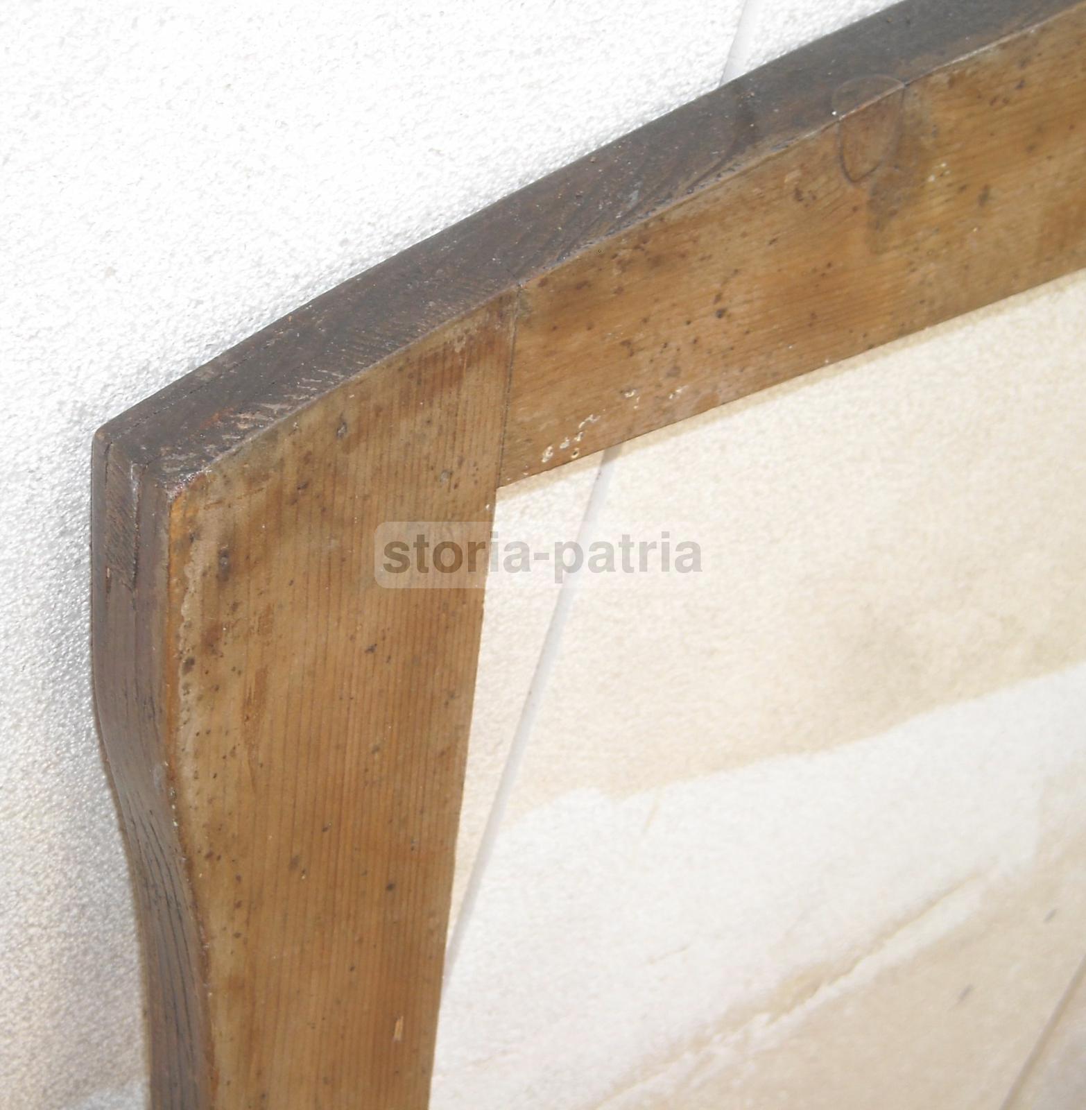 Sinuosa Antica Cornice, Belle Grandi Dimensioni, Utilissima, Decorativa, d'Epoca immagine 8
