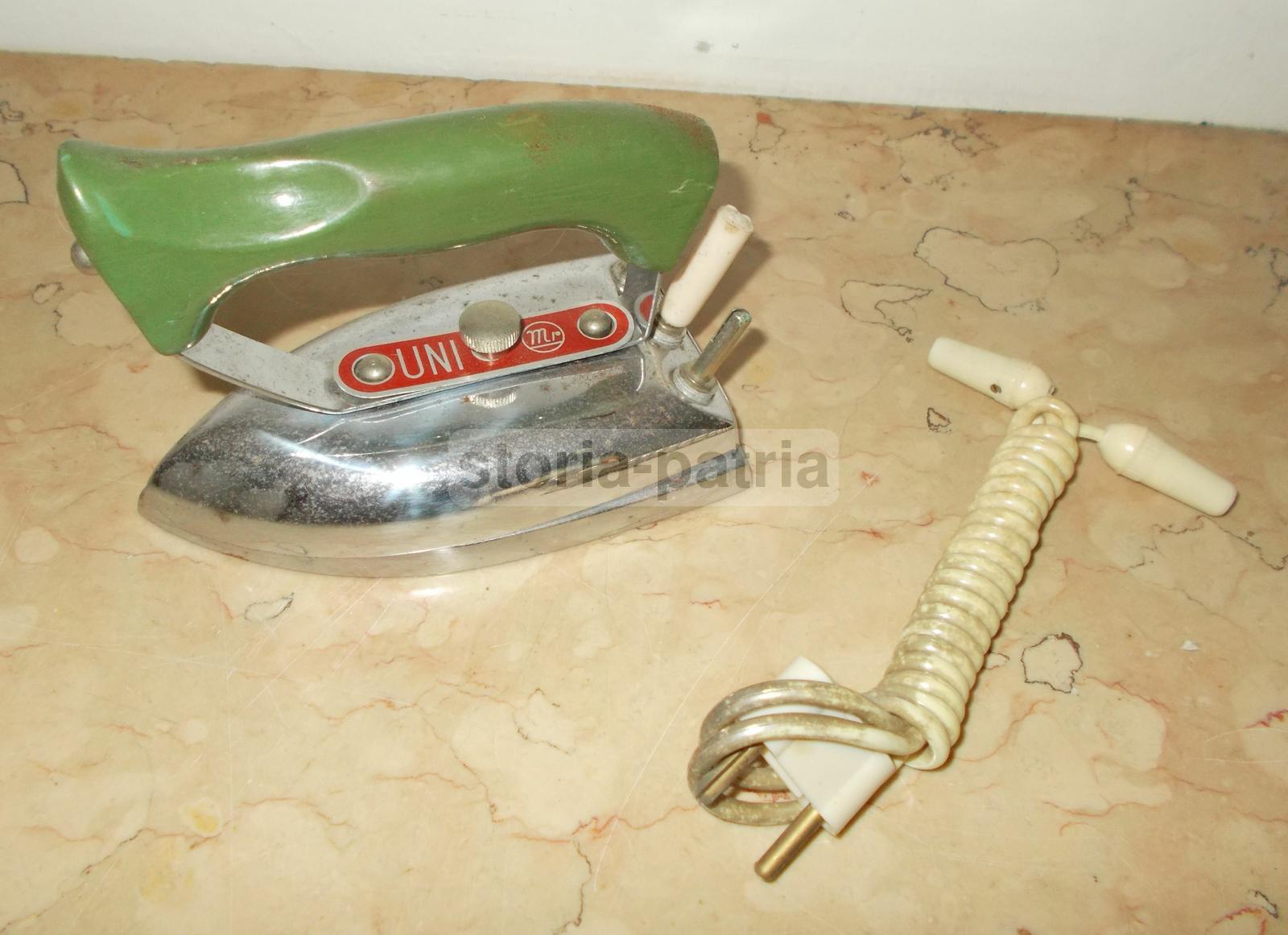 Tecnica, Elettricita, Elettrodomestico d'Epoca, Ferro Da Stiro, Da Collezione, Utile immagine 1