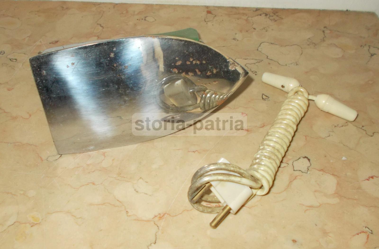 Tecnica, Elettricita, Elettrodomestico d'Epoca, Ferro Da Stiro, Da Collezione, Utile immagine 3