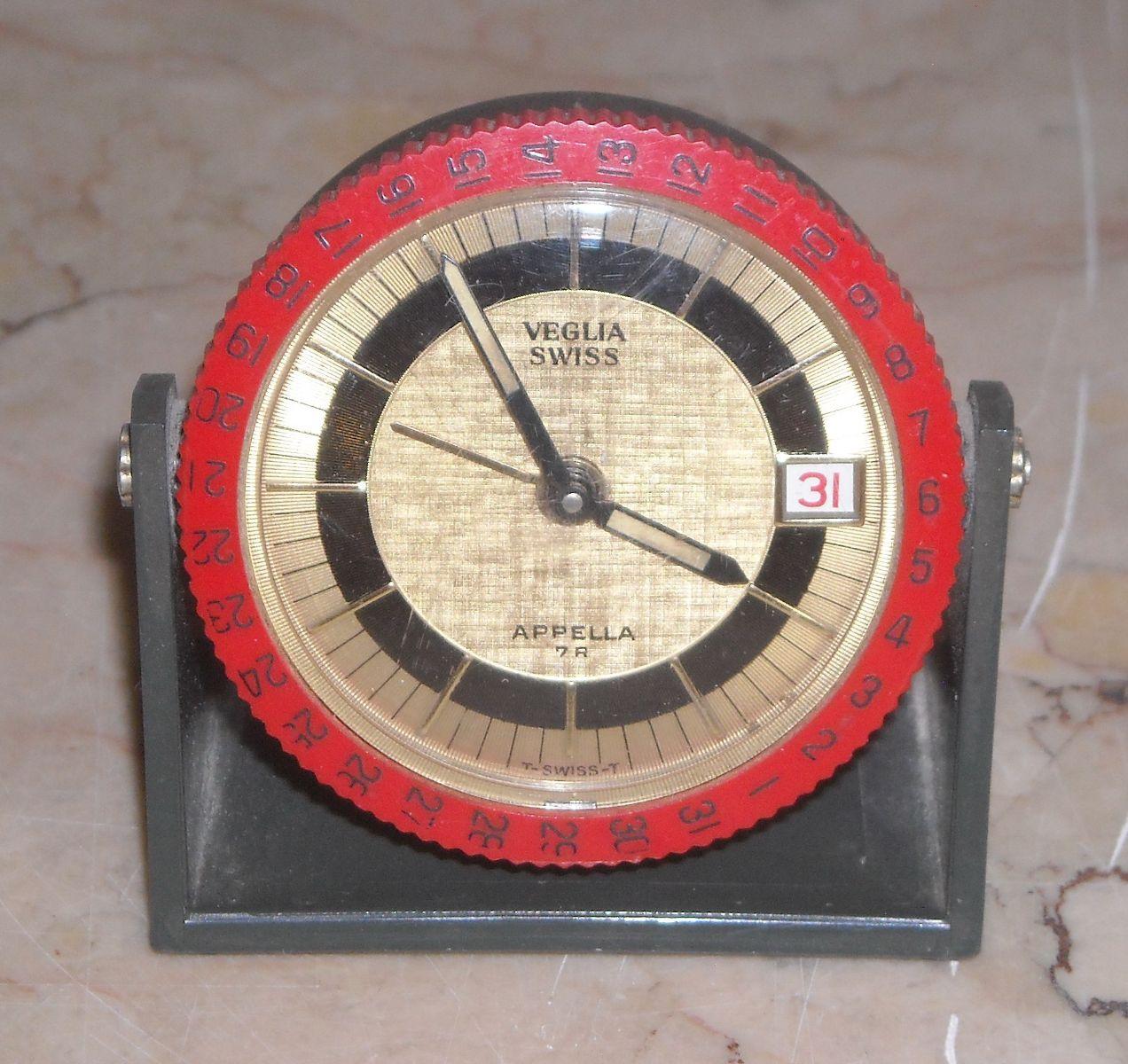 Veglia, Orologio d'Epoca, Grazioso Soprammobile, Da Collezione, Decorativo, Appella immagine 2