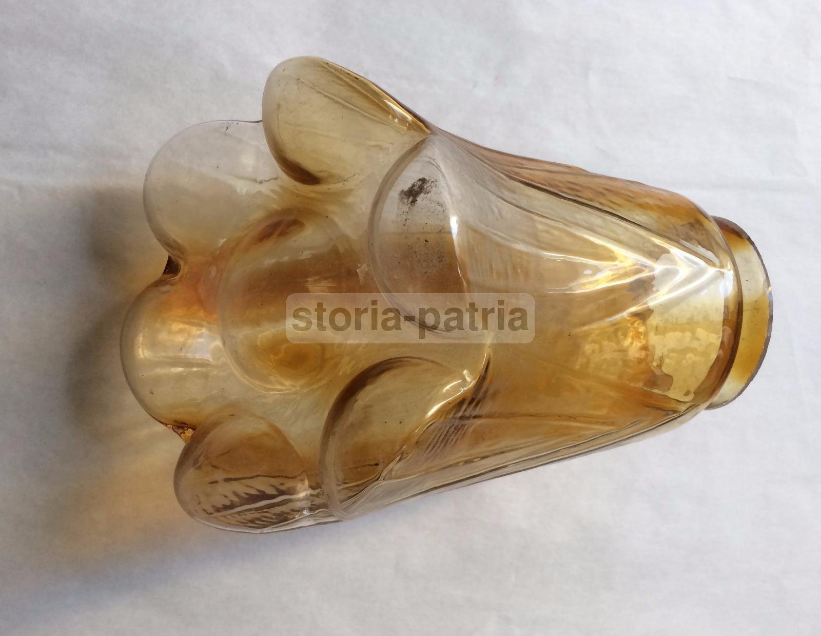 Vetri Da Collezione, Decorativo Vetro Floreale, Coppa Per Lampada, Colori Sfumati immagine 8